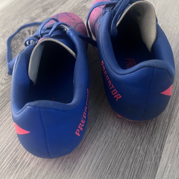 Adidas Blue and Pink Sneakers Vibrant Wave Design - Picture 3 of 3